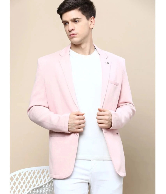 Showoff Cotton Blend Mens Blazer - Pink ( Pack of 1 ) - None