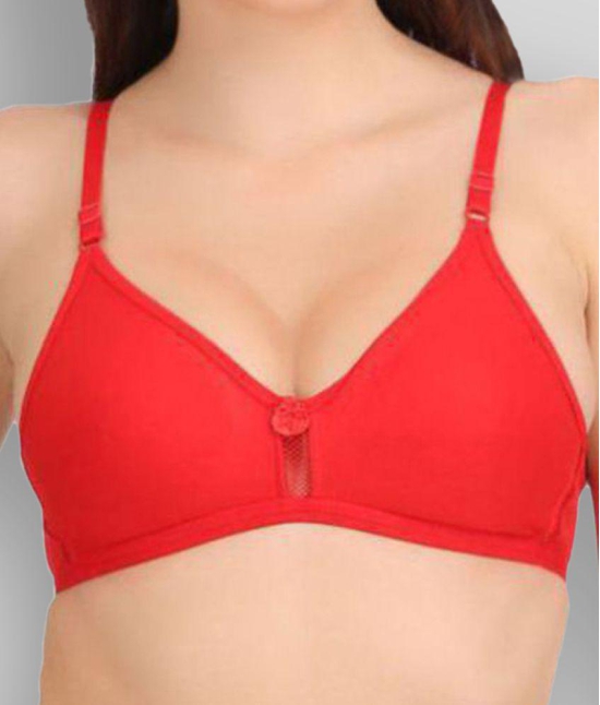 Softskin - Multicolor Cotton Blend Non Padded Women's T-Shirt Bra ( Pack of 6 ) - None