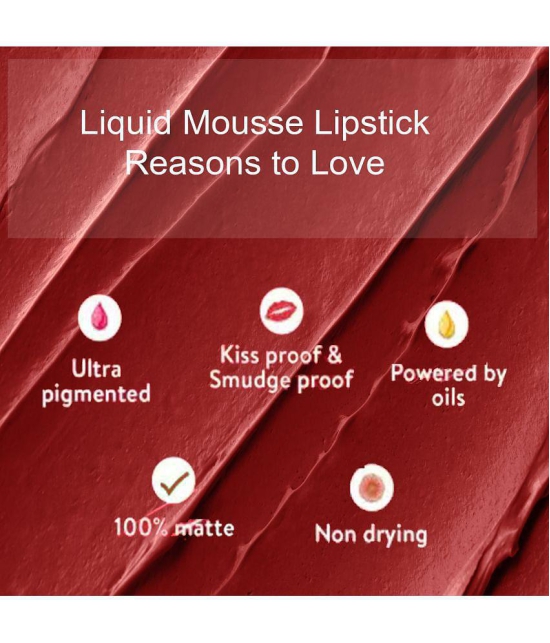 Ronzille Fantastic Long smash mousse liquid lipstick -08