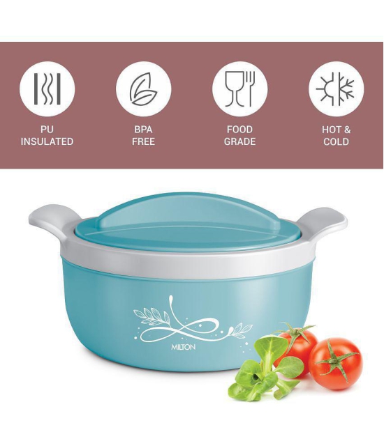 Milton Crave 1500 Insulated Inner Stainless Steel Casserole, 1380 ml, Blue - Blue