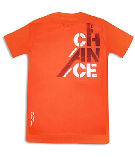 Super Squad  Boys Orange  colored Printed Tshirts - None