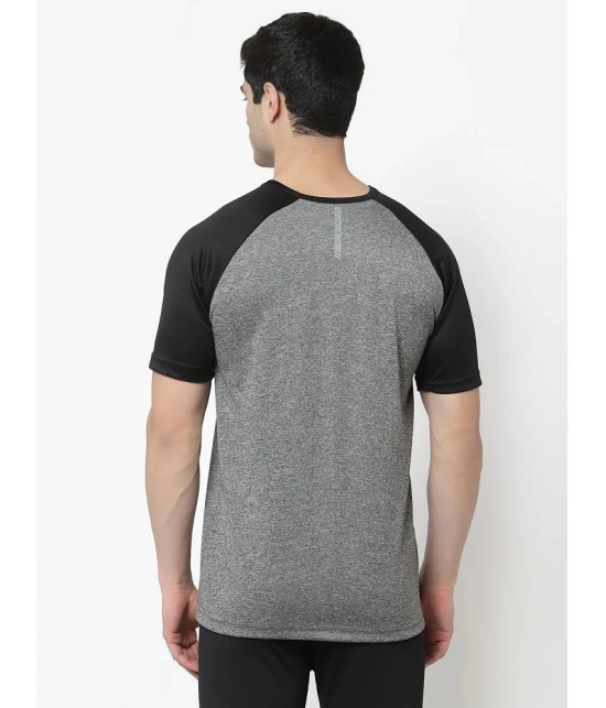 Uzarus - Grey Polyester Regular Fit Mens Sports T-Shirt ( Pack of 1 ) - None