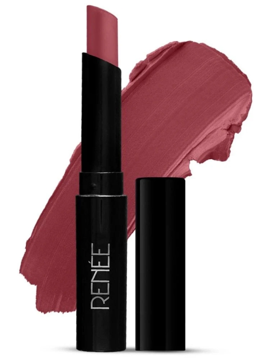 RENEE Very Matte Lipstick - Petal, Long-Lasting, Hydrating, and Velvety Formula