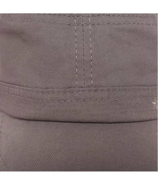 Zacharias Gray Cotton Mens Cap ( Pack of 1 ) - Gray