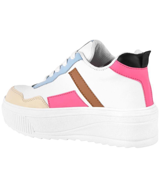 Shoetopia White Women''s Sneakers - None