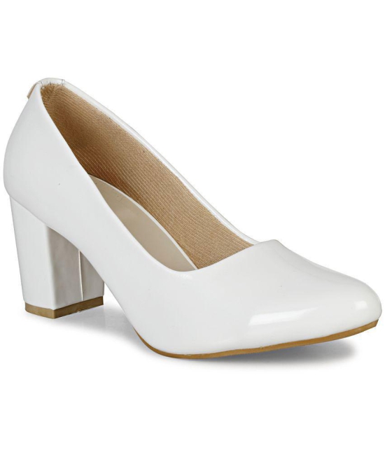 Saheb - White Women's Pumps Heels - None