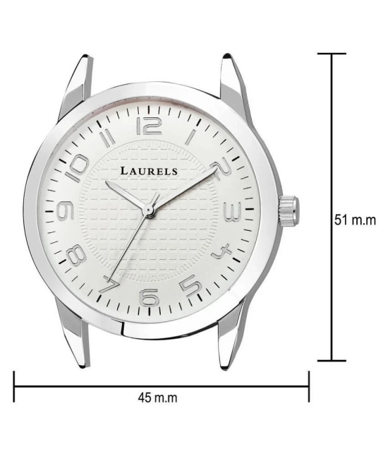 Laurels Lwm-Asp-III-010907  Leather Analog Mens Watch