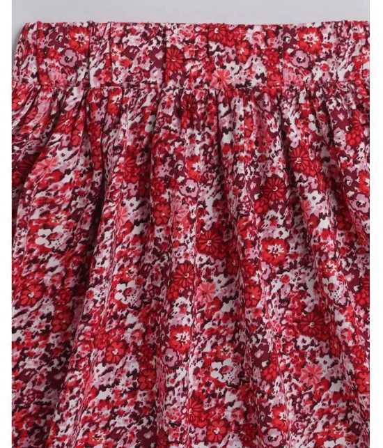 Addyvero - Multicolor Polyester Girls A-Line Skirt ( Pack of 1 ) - None