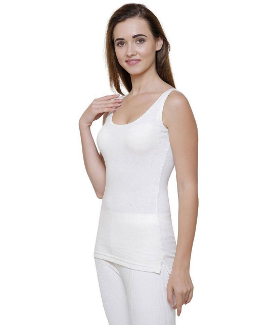 Bodycare Woollen Thermal Tops - White Pack of 1 - None