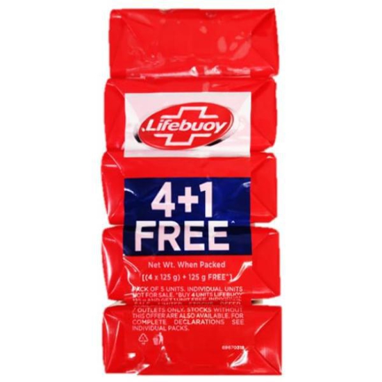 Lifebuoy Soap (4 Plus 1) 625 Gms