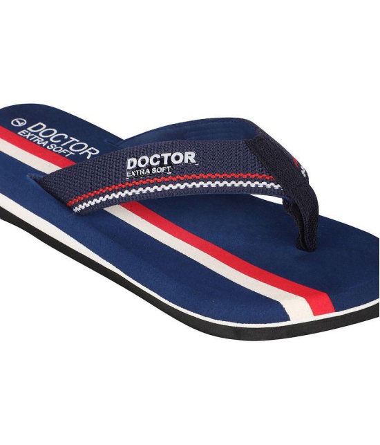 DOCTOR EXTRA SOFT - Navy Mens Daily Slipper - None