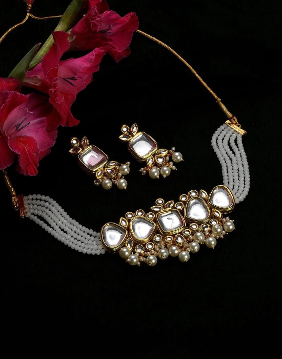 Kundan Gold Plated Necklace Set