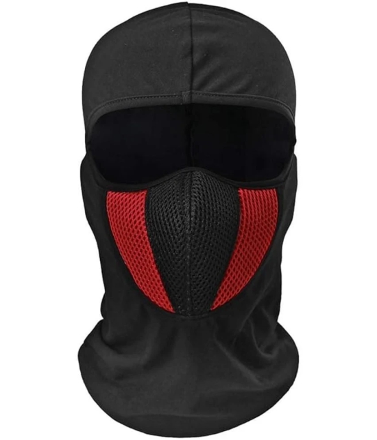 ZAYSOO Red Cotton Anti Pollution Mask ( Pack of 1 )