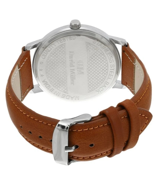 David Miller DMPM26 Leather Analog Mens Watch