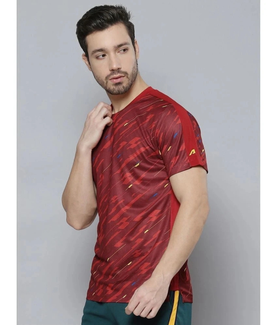 Alcis - Red Polyester Regular Fit Mens Sports T-Shirt ( Pack of 1 ) - None