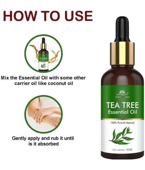 Intimify Tea Tree Essential Oil, Anti Acne Face Oil, Anti Ageing Face Oil, 30 Ml