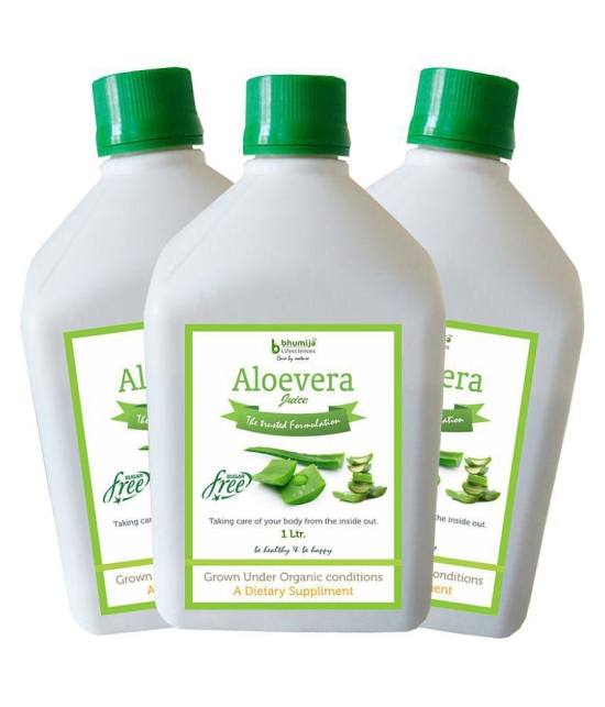 BHUMIJA LIFESCIENCES Aloevera juice 3000 ml Pack of 2