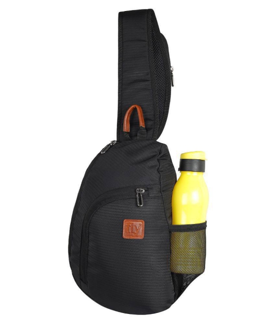 Fly Fashion Black 6 Ltrs Backpack