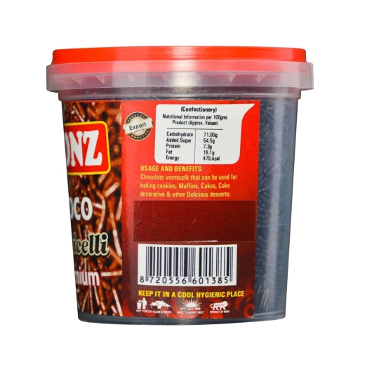 Leonz Choco Vermicelli, 100 Gmm, 1 Pc