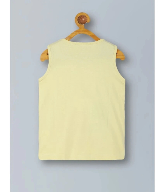 PLUM TREE Yellow 100% Cotton Girls Top ( Pack of 2 ) - None