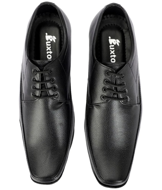 Buxton - Black Mens Derby Formal Shoes - None