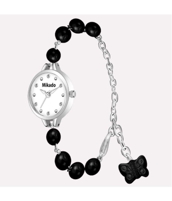 Mikado - Black Metal Analog Womens Watch