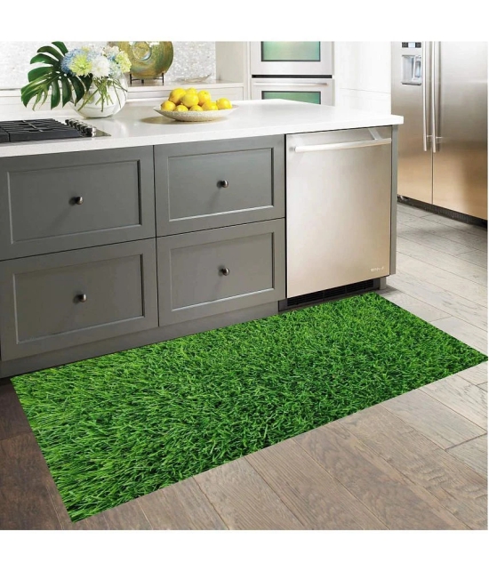 Revexo - Anti-skid Plastic Door Mat ( 40 X 60 cm ) Single - Green - Green