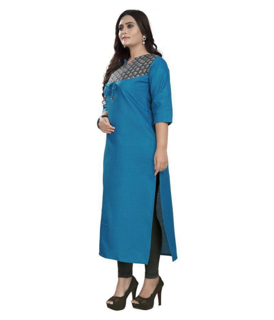 Rangrasiya Multicolor Cotton Straight Kurti - M