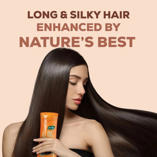 Joy Long & Silky Conditioning Shampoo with Apricot & Peach 340ml, (Pack of 1)