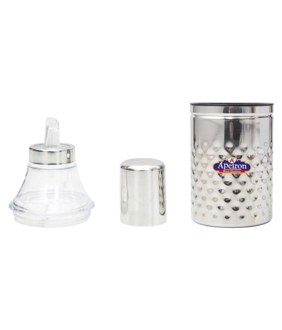 APEIRON Steel Oil Container/Dispenser Set of 2 500 mL - Stainless Steel