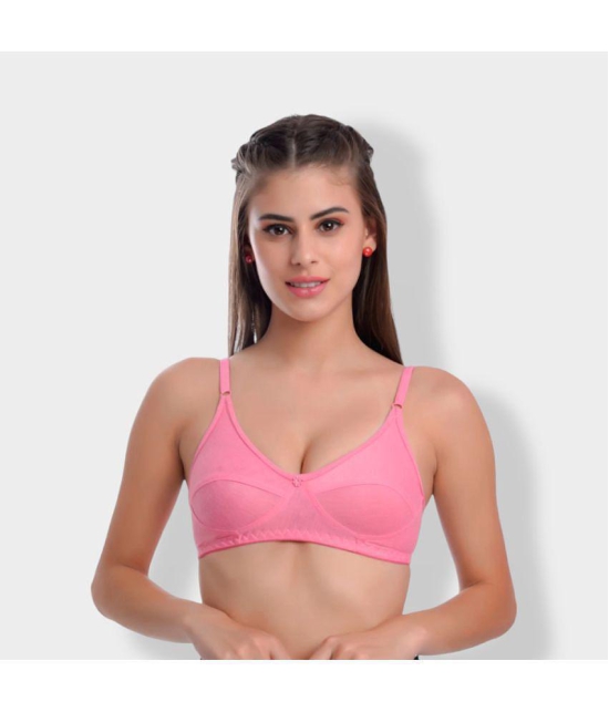 ICONIC ME Multicolor Cotton Lightly Padded Womens T-Shirt Bra ( Pack of 6 ) - None