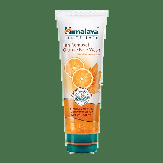 Himalaya Tan Removing Orange Face Wash, 50 ml