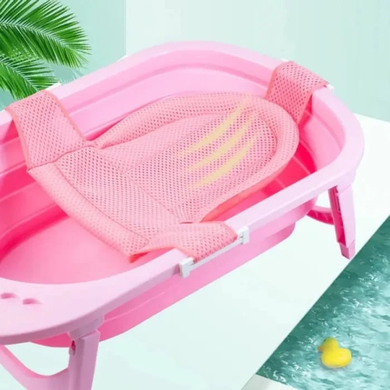 New born Bath Seat Infant Baby Bath Tub Seat Children Shower Toddler Babies Kid Anti Slip Security Safety Chair Baby Bathtub Seat (Tub not include)