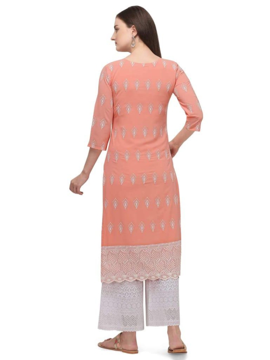 SHOPPING QUEEN Women's Georgette Kurta and Palazzo Set