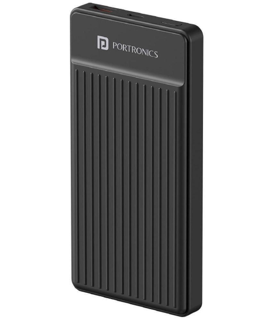 Portronics 10000 -mAh 12W Li-Polymer Power Bank - Black