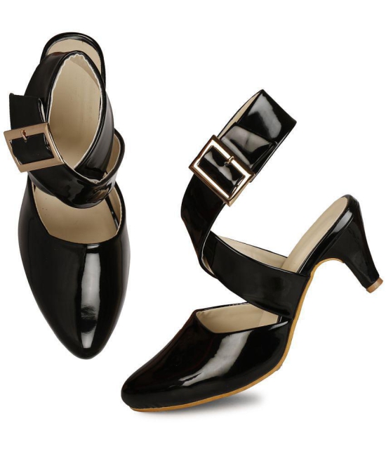 Saheb - Black Women's Sandal Heels - None