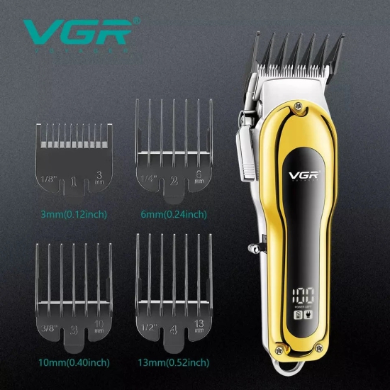 VGR V-680 professional salon series hair clipper trimmer-Gold