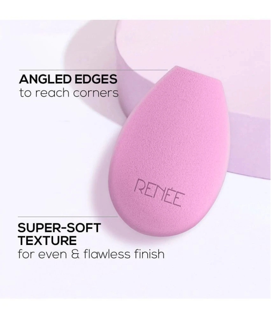 RENEE Makeup Superblender 1pc, Angled Edge Sponge For Effortless Application of Dry & Wet products,