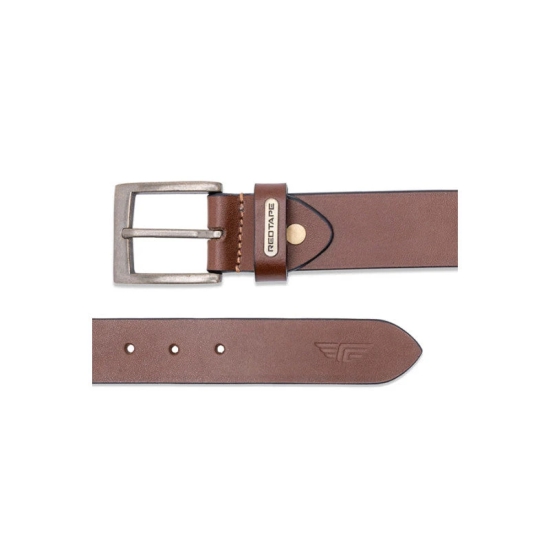 RedTape Men Tan Leather Belt