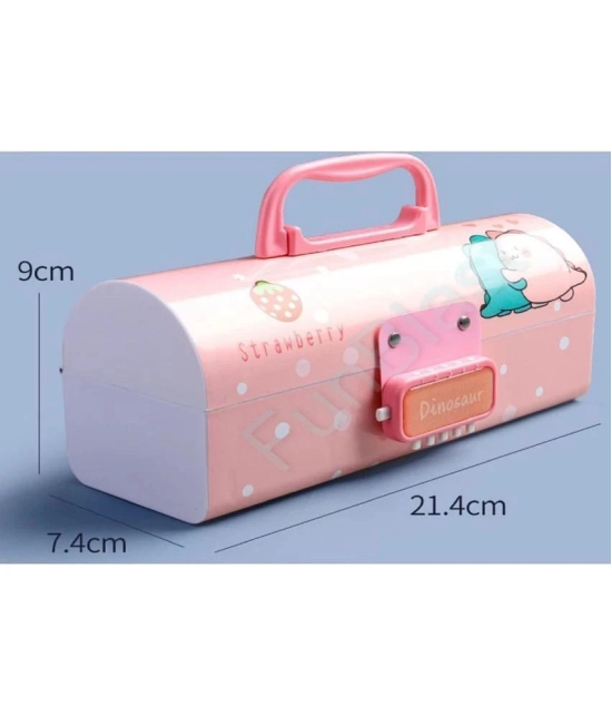 Pencil Box – Suitcase Style Password Lock Pencil Case, Multi-Layer Pen & Pencil Box for Kids, Boys, Girls, Stationary