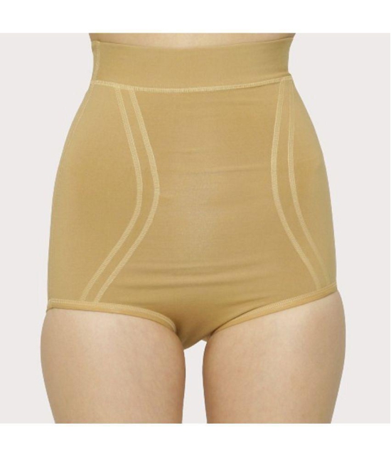 SELETA - Beige Shapewear Cotton Women's Tummy Tucker ( Pack of 1 ) - None