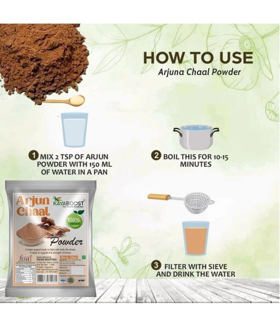 KAYABOOST Arjun ki Chaal Powder, Arjuna Bark, Arjun Chal Tree Kwath, Arjuna Chettu Chhal (100 g)