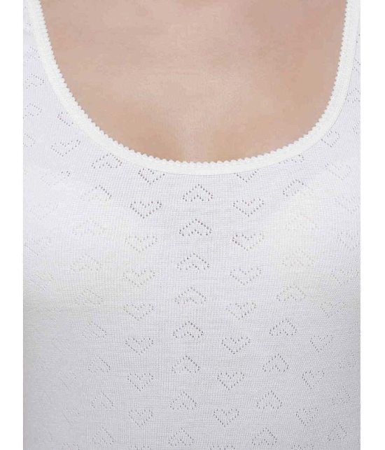 Bodycare Woollen Thermal Tops - White Pack of 1 - None