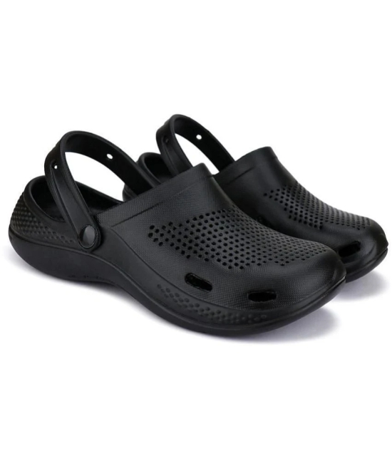 Bersache - Black Mens Clogs - None