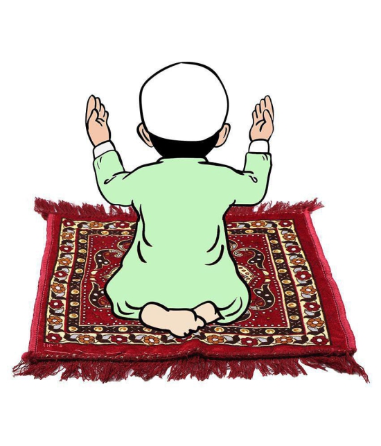 E-Retailer Red Single Prayer Mat