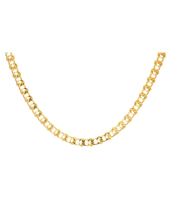 AanyaCentric 22inches Long Gold Plated Chain for Men Women Girls Boys - None