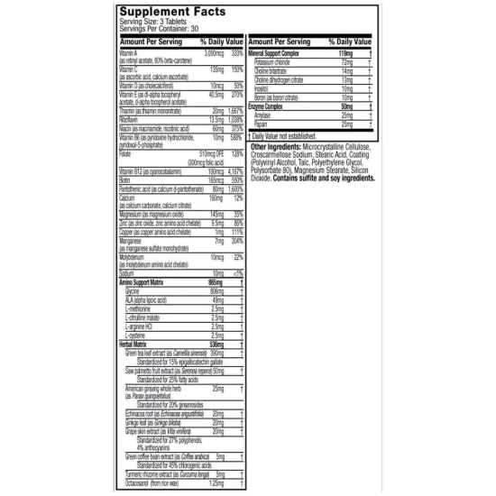 Muscletech Platinum Multivitamin-60 Tablets