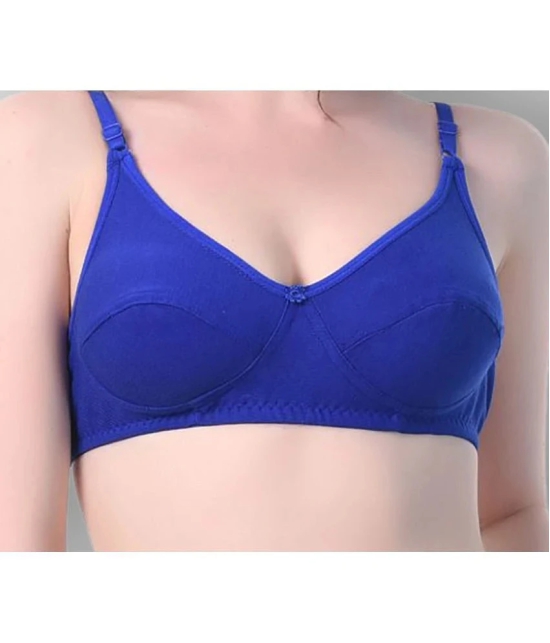 Kiran Enterprises Pack of 6 Cotton Blend Non Padded Womens Everyday Bra ( Multicolor ) - None