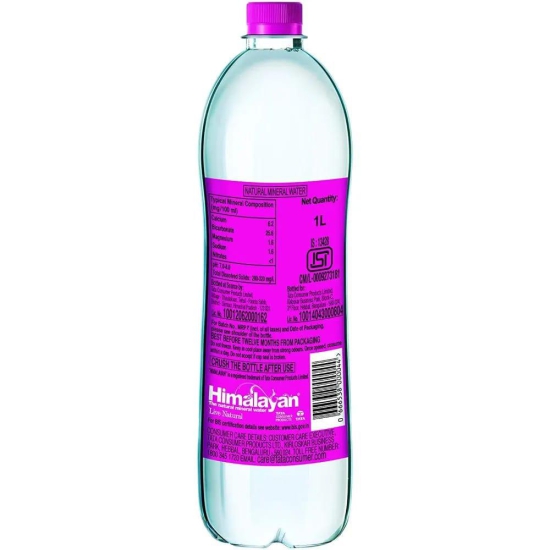 Himalayan Himalayan - The Natural Mineral Water, 1 ltr  bottle PET Bottle, 1 ltr