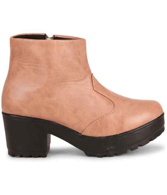 Saheb - Pink Women's Ankle Length Boots - None